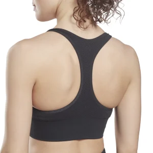 Promo 🛒 Mode- Lifestyle Femme Reebok Wor Seamless Bra NOIR 🔥 meilleure qualité 18