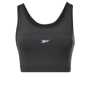 Meilleure vente ✔️ Fitness Femme Reebok Brassière Femme Reebok Sans Armatures Workout Ready NOIR 🔥 De super promotions disponibles 18