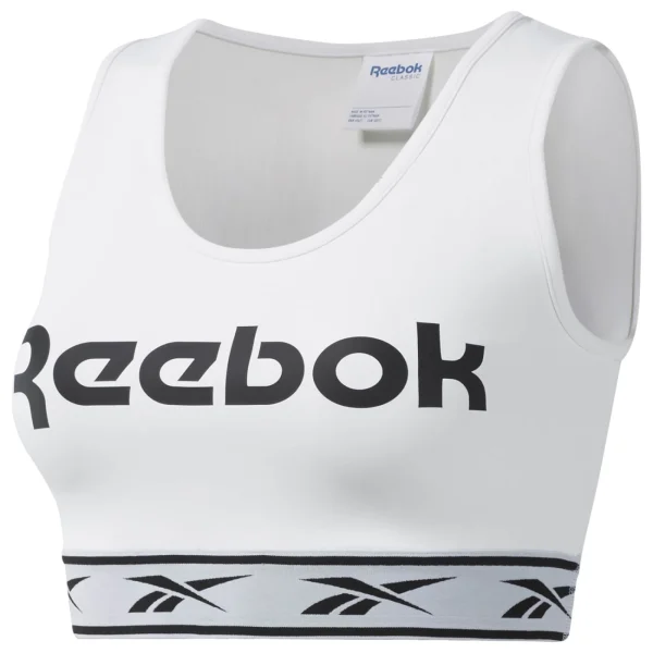 magasin Promo ❤️ Mode- Lifestyle Femme Reebok Reebok Brassière Cl V Bra BLANC 🔥 3