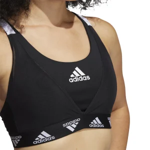 Vente flash 💯 Fitness Femme Adidas Brassière Femme Adidas Circuit Medium-support NOIR 🔥 vente en ligne 16