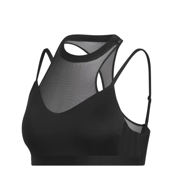 mode pas cher De gros 🧨 Fitness Femme Adidas Brassière Femme Adidas All Me 3-stripes Basic NOIR 🧨 4