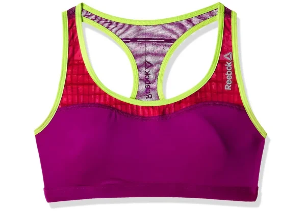 marques pas cher Le moins cher ⭐ Mode- Lifestyle Femme Reeb Brassière Femme Reebok Osr Bra VIOLET 👍 1