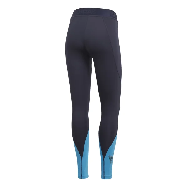 Le moins cher 👍 Fitness Femme Adidas Legging Femme Adidas Alphaskin Sport 2.0 Embossed BLEU 🤩 prix pas cher 5