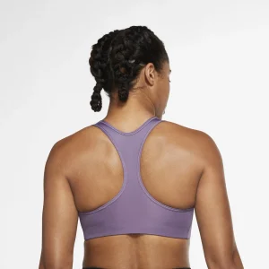 Remise 🧨 Fitness Femme Nike Brassière Femme Nike Swoosh VIOLET 🎁 achetez 10