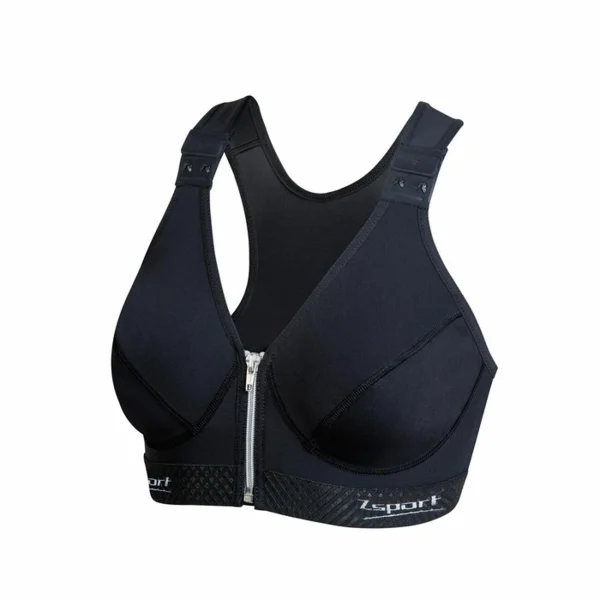 outlet Meilleur prix 👍 Brassière Fort Maintien Multisport Femme ZSPORT ZBRA SILVER ❤️ 4