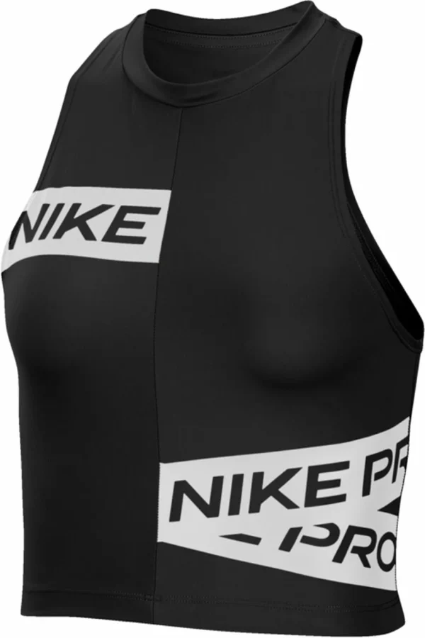 Offres 😀 Crop Top Fitness Femme NIKE W NP TANK CROP PP3 TROMPE L 😀 grossiste en ligne 1