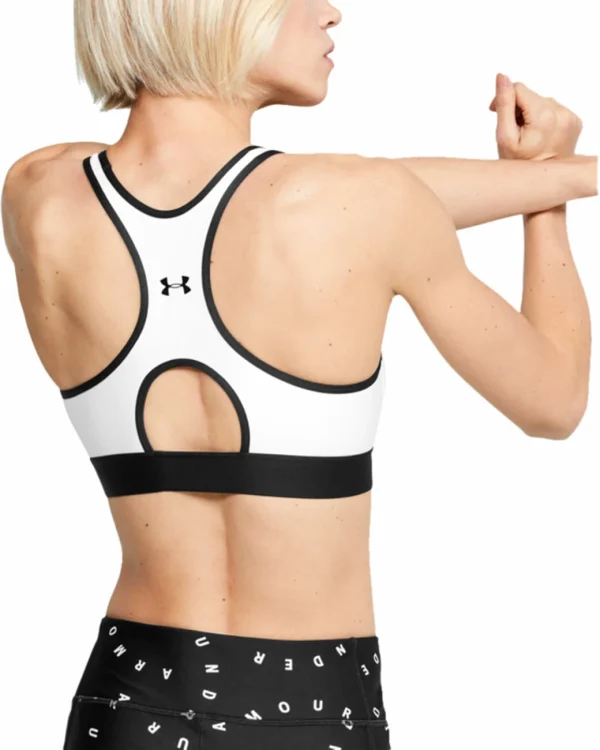 magasin en ligne Le moins cher 🎉 BRASSIERE Fitness Femme UNDER ARMOUR MID KEYHOLE GRAPHIC 💯 5