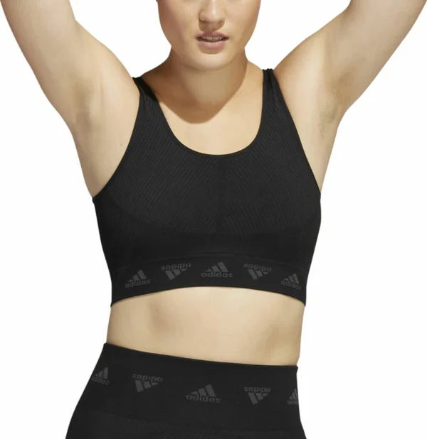 Meilleur prix 🥰 BRASSIERE Multisport Femme ADIDAS AEROKNIT 🎉 belle 1