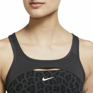 Meilleure vente 👏 BRASSIERE Multisport Femme NIKE DF SWSH CRS BK AOP 🛒 REMISE 9