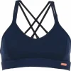 Meilleur prix 😍 Brassière Multisport Femme LES POULETTES FITNESS BLEUE INTENSE 🔔 magasin pour 11