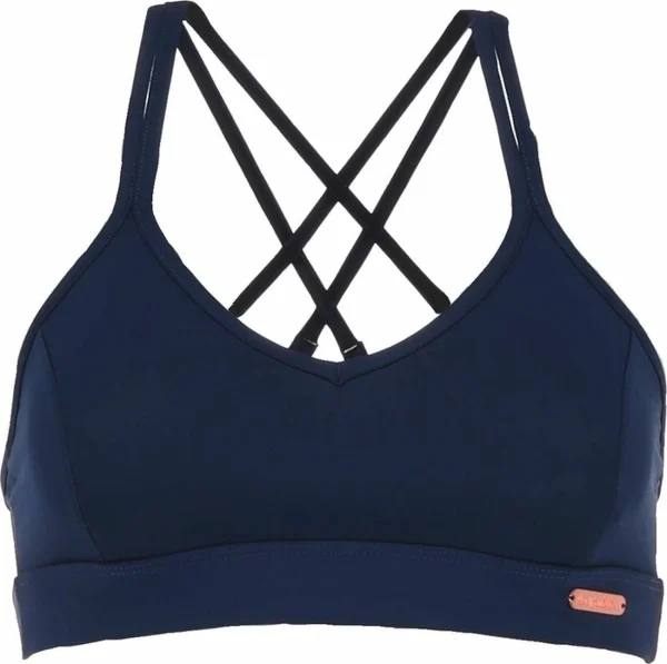 Meilleur prix 😍 Brassière Multisport Femme LES POULETTES FITNESS BLEUE INTENSE 🔔 magasin pour 1