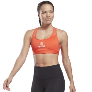 Vente flash ✔️ Fitness Femme Reebok Brassière Femme Reebok Les Mills® Lux Racer Medium-support Sports ROUGE 🥰 grand choix 14