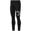 Meilleur Prix Top 10 👏 Fitness Femme Reebok Legging Femme Reebok Identity Logo NOIR 🤩 19