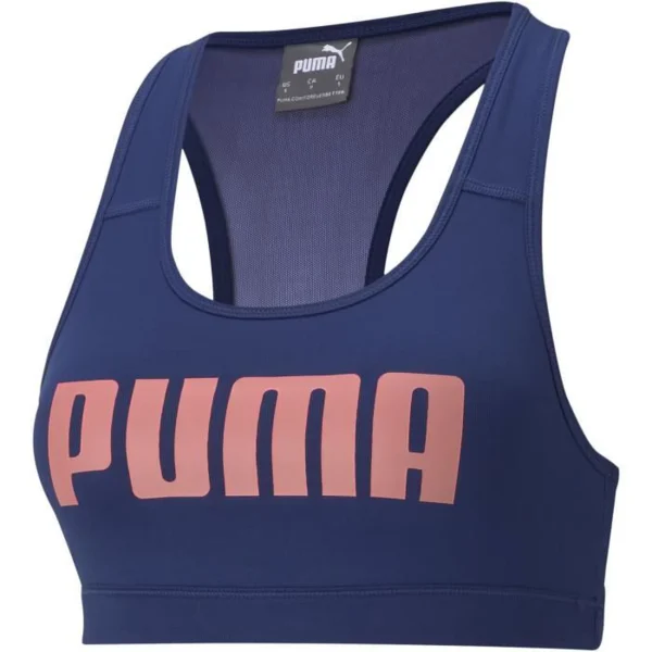 Promo 🔔 Fitness Femme Puma Puma – Brassiere Sport 4keeps – Coque Amovible – Technologie Drycell – Bleu – Femme BLEU 🛒 à prix d'occasion 1