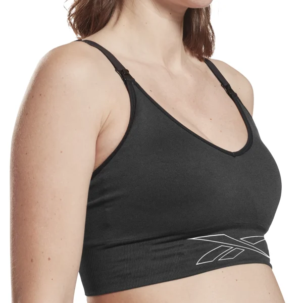 Acheter 🥰 Fitness Femme Reebok Brassière Femme Reebok Medium-impact Maternity NOIR 🔔 nouveau produit 7