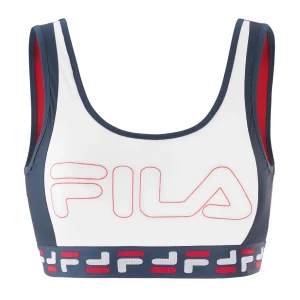 Top ventes Top 10 🛒 Mode- Lifestyle Femme Fila Brassière En Polyamide Femme Fila BLANC 🎁 8