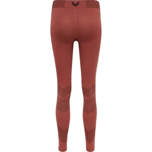 jusqu'à Budget 🎉 Fitness Femme Hummel Legging Femme Hummel Hmlfirst Training ROUGE 🔥 10