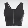 à prix d'occasion Nouveau 👍 Fitness Femme Reebok Maillot Femme Reebok Les Mills® Lux Perform NOIR ✔️ 14