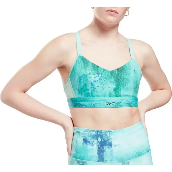 Prestation Et Rapide Sortie 🌟 Fitness Femme Reebok Brassière Femme Reebok Lux VERT ⭐ 7