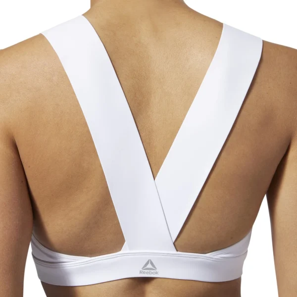 site pas cher Coupon 😉 Mode- Lifestyle Femme Reebok Reebok Brassière C Bra BLANC 👍 1