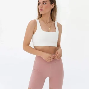 vente en ligne pas cher Remise 🔔 Yoga Femme Joy Studio Brassière Soft Touch U – Snow BLANC 🎁 10