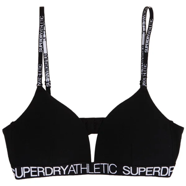 Meilleure vente 🔥 Fitness Femme Superdry Superdry Padded Athletic Brassière Femme NOIR 😉 Acheter 1