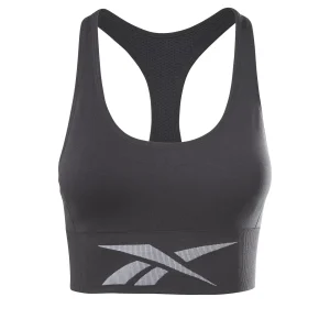 Promo 🛒 Mode- Lifestyle Femme Reebok Wor Seamless Bra NOIR 🔥 meilleure qualité 12