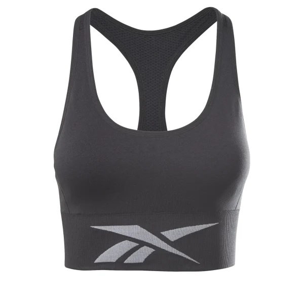 Promo 🛒 Mode- Lifestyle Femme Reebok Wor Seamless Bra NOIR 🔥 meilleure qualité 4