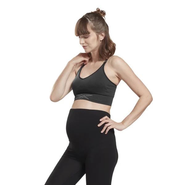 Acheter 🥰 Fitness Femme Reebok Brassière Femme Reebok Medium-impact Maternity NOIR 🔔 nouveau produit 1