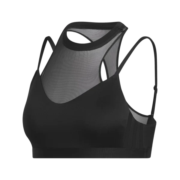 mode pas cher De gros 🧨 Fitness Femme Adidas Brassière Femme Adidas All Me 3-stripes Basic NOIR 🧨 1