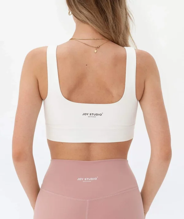 vente en ligne pas cher Remise 🔔 Yoga Femme Joy Studio Brassière Soft Touch U – Snow BLANC 🎁 7