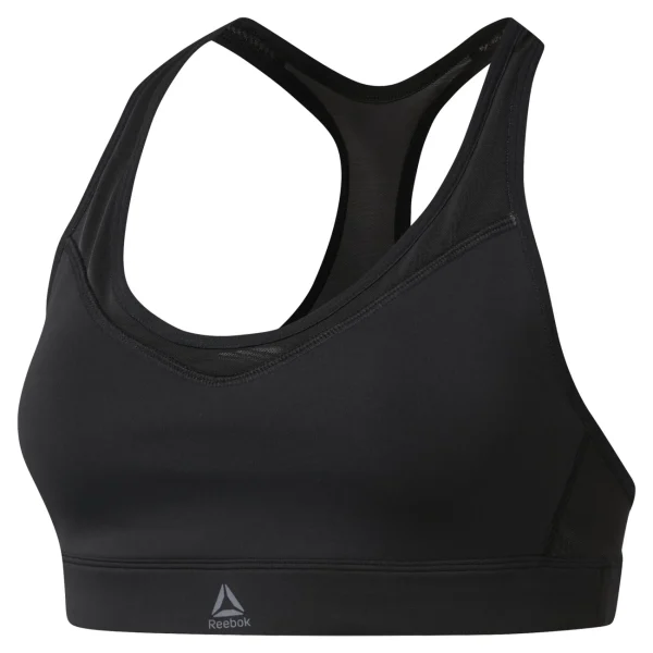 Tout neuf 😍 Mode- Lifestyle Femme Reeb Brassière Femme Reebok Hero Racer Bra NOIR 🧨 pas cher en ligne 3