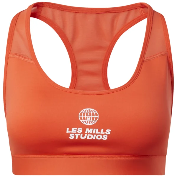 Vente flash ✔️ Fitness Femme Reebok Brassière Femme Reebok Les Mills® Lux Racer Medium-support Sports ROUGE 🥰 grand choix 1