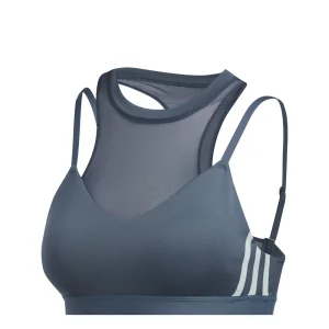 mode pas cher De gros 🧨 Fitness Femme Adidas Brassière Femme Adidas All Me 3-stripes Basic NOIR 🧨 14