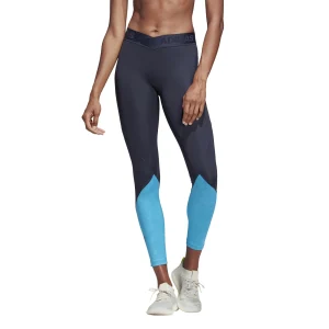 Le moins cher 👍 Fitness Femme Adidas Legging Femme Adidas Alphaskin Sport 2.0 Embossed BLEU 🤩 prix pas cher 10