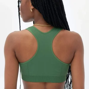 vente en ligne pas cher Top 10 ✨ Fitness Femme Joy Studio Brassière Seamless Super Strong – Dune VERT 🎉 10