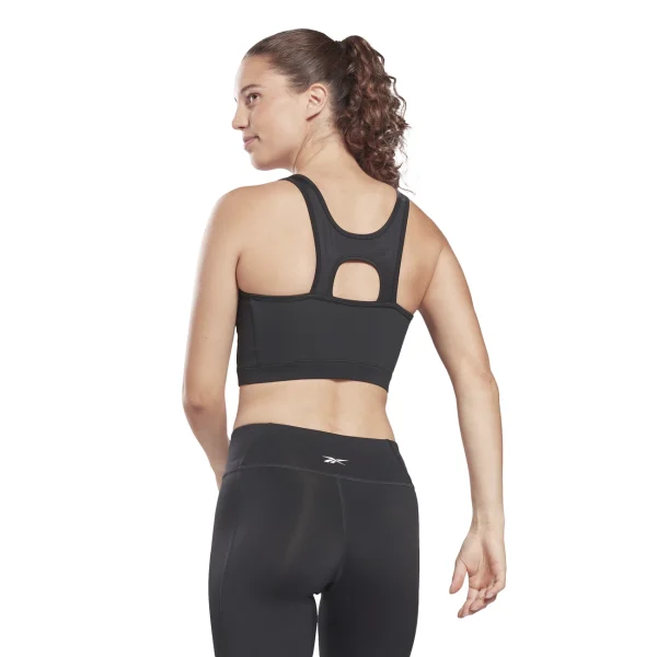 Meilleure vente ✔️ Fitness Femme Reebok Brassière Femme Reebok Sans Armatures Workout Ready NOIR 🔥 De super promotions disponibles 5