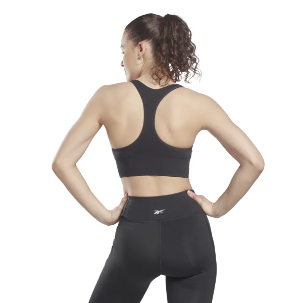 Promo 🛒 Mode- Lifestyle Femme Reebok Wor Seamless Bra NOIR 🔥 meilleure qualité 3