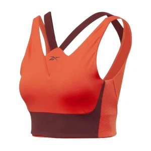 Pas Cher soldes France Acheter 🥰 Fitness Femme Reebok Brassière Femme Reebok Studio Medium-impact NOIR 🧨 12