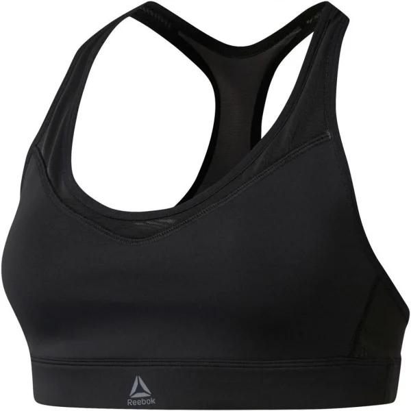 Tout neuf 😍 Mode- Lifestyle Femme Reeb Brassière Femme Reebok Hero Racer Bra NOIR 🧨 pas cher en ligne 1