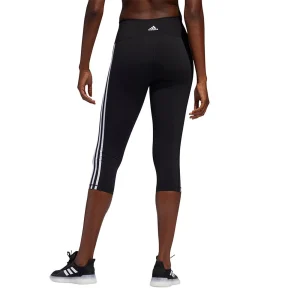 Meilleur prix 😍 Fitness Femme Adidas Collant Femme 3/4 Adidas Believe This 3-stripes NOIR ⌛ ﻿soldes 16