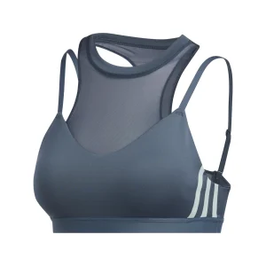 mode pas cher De gros 🧨 Fitness Femme Adidas Brassière Femme Adidas All Me 3-stripes Basic NOIR 🧨 10