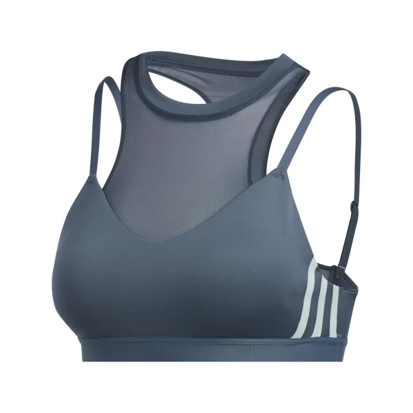 mode pas cher De gros 🧨 Fitness Femme Adidas Brassière Femme Adidas All Me 3-stripes Basic NOIR 🧨 3