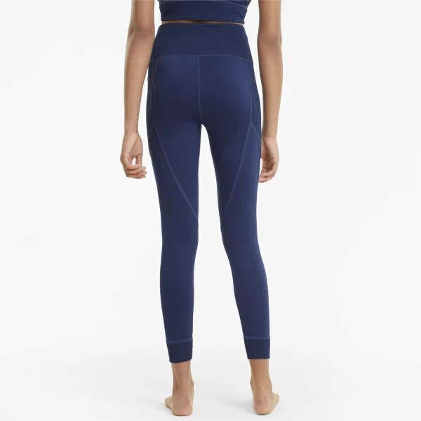 magasin solde Meilleure vente 🎉 Fitness Femme Puma Legging Taille Haute Femme Puma Studio Rib 7/8 BLEU 🥰 6