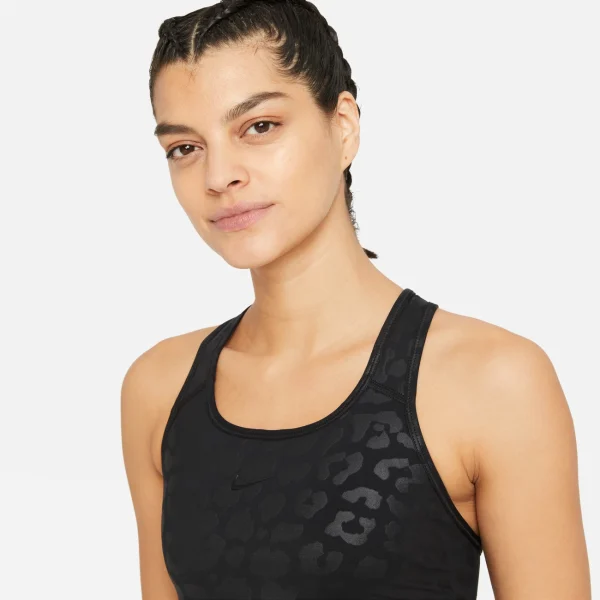 Meilleure vente 🧨 Mode- Lifestyle Femme Nike Lepard Shine Brassiere W NOIR 👏 prix pas cher 7