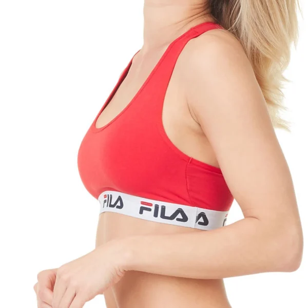 Vente flash 🔥 Mode- Lifestyle Femme Fila Brassière Coton Femme Fila ROUGE 🎉 marque pas cher 1