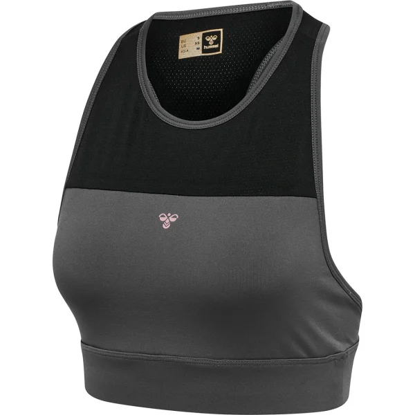 Meilleure vente ❤️ Fitness Femme Hummel Brassière Femme Hummel Hmlnorma Sports GRIS 🤩 Dernières Nouveautés 6