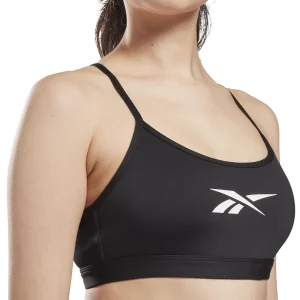 boutique en ligne france Nouveau 🧨 Fitness Femme Reebok Brassière À Fines Bretelles Femme Reebok Lux NOIR 🔥 14