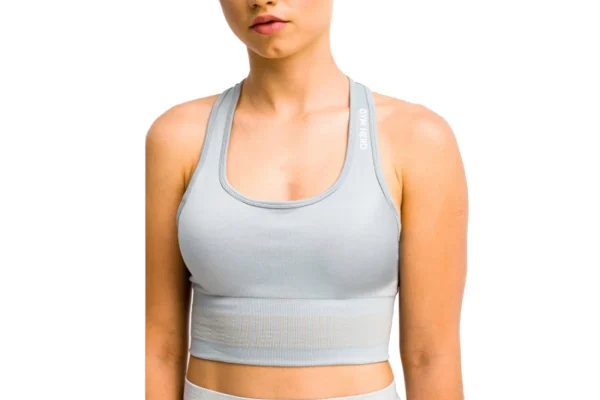 Offres 👏 Running Femme Gymhero Gymhero Stripes Bra Bra-graphite GRIS 🧨 pas cher 3