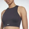 Acheter ✔️ Fitness Femme Reebok Maillot Femme Reebok United By Fitness Myoknit NOIR ❤️ soldes pas cher 20